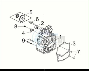 JOYMAX-Z+ 125 (LW12W3-EU) (M2) drawing R. CRANK CASE COMP