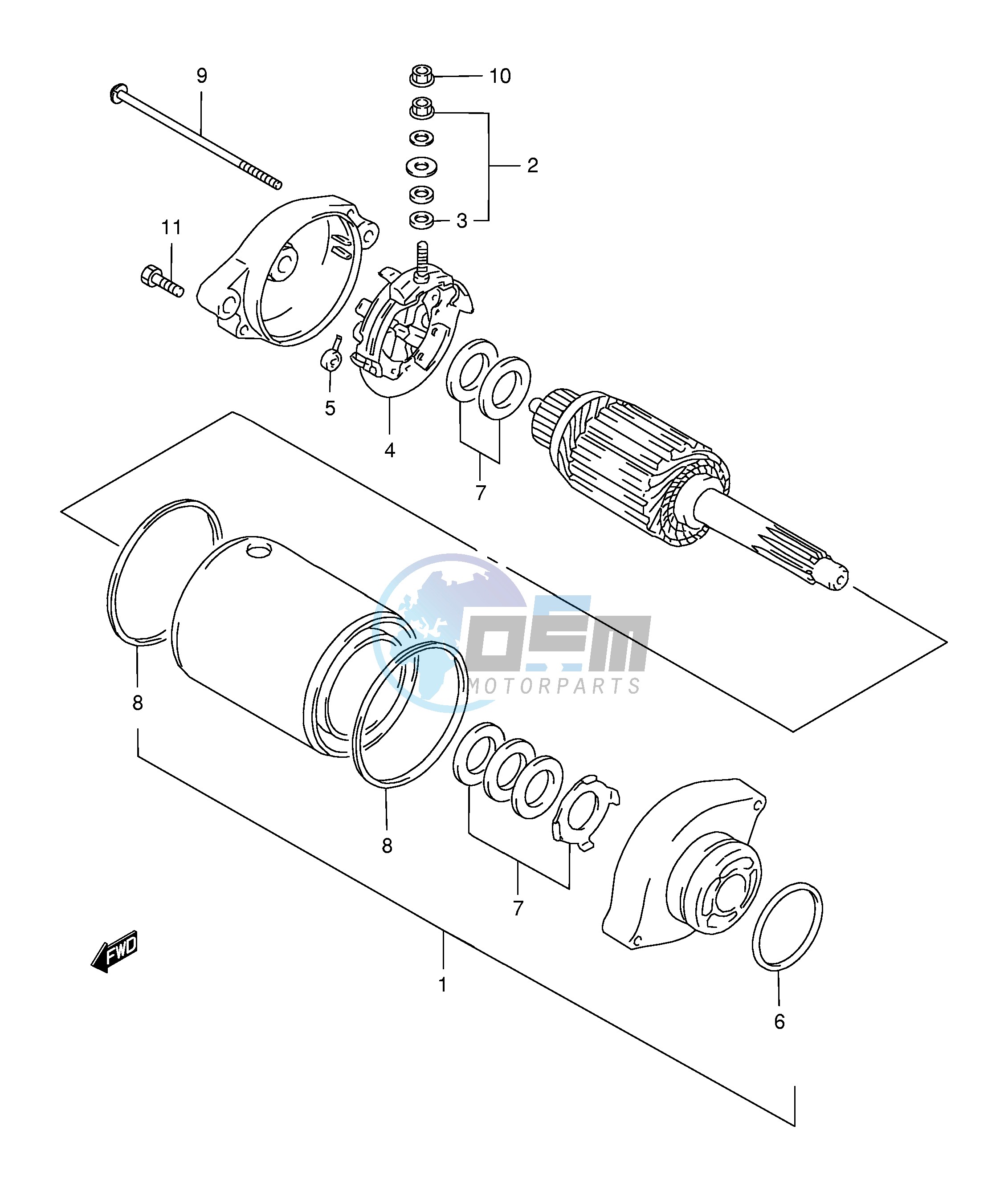 STARTING MOTOR