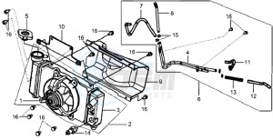 HD 200 drawing RADIATOR