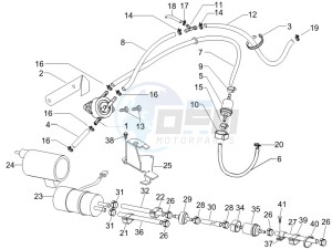 GTV 125 4T (Euro 3) drawing Supply system