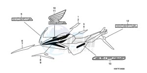 CBF125MA Europe Direct - (ED) drawing MARK/STRIPE