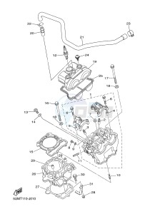 YZF-R6 600 R6 (1HCA 1HCB 1HCC) drawing CYLINDER