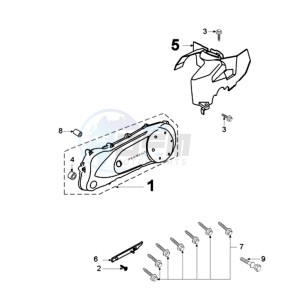 FIGHT XRACE LNDA BE drawing CRANKCASE COVER