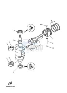 FT9-9GEL drawing CRANKSHAFT--PISTON