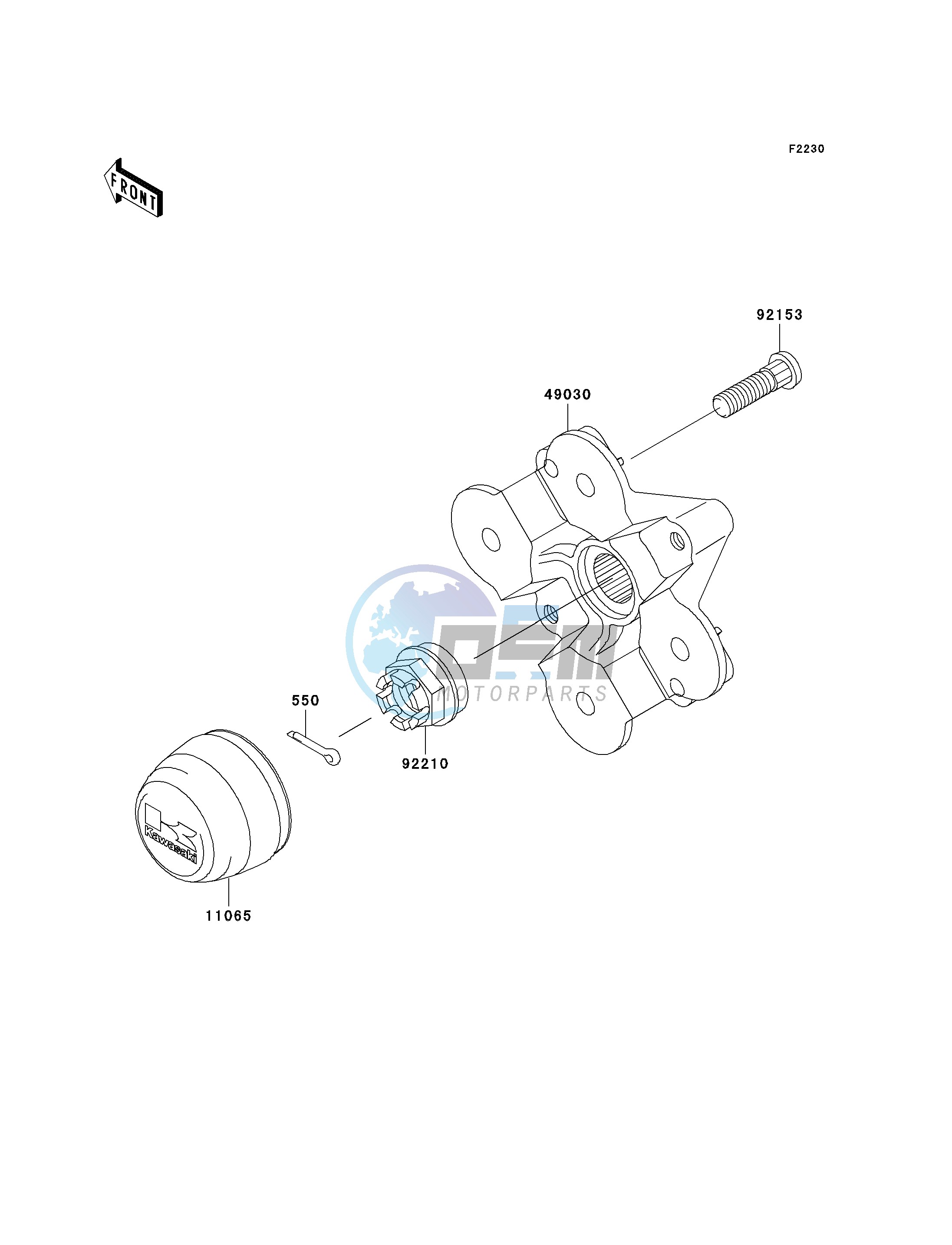 FRONT HUB