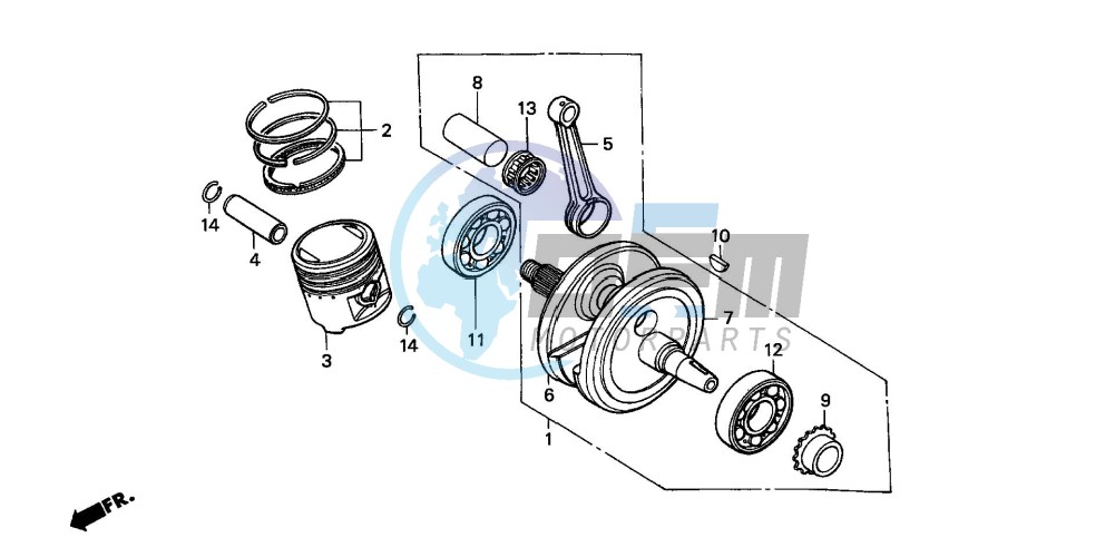 CRANKSHAFT/PISTON