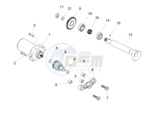 RS4 50 2T E4 (APAC, EMEA) drawing Starter / Electric starter