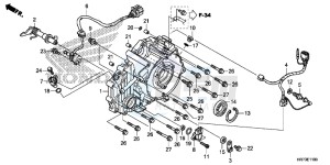 TRX420FA6G TRX420 Europe Direct - (ED) drawing REAR CRANKCASE COVER