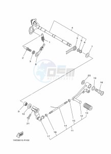 MT-03 MTN320-A (B9A7) drawing SHIFT SHAFT