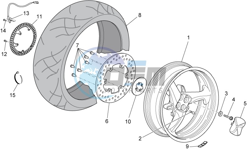 Rear wheel