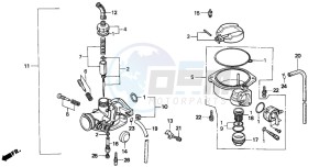 C90M drawing CARBURETOR