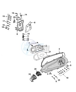 DJANGO 125 SY EVASION drawing HOUSING COVER