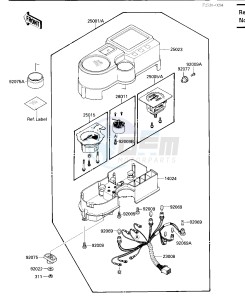 KL 650 A [KLR650] (A1-A5) [KLR650] drawing METER