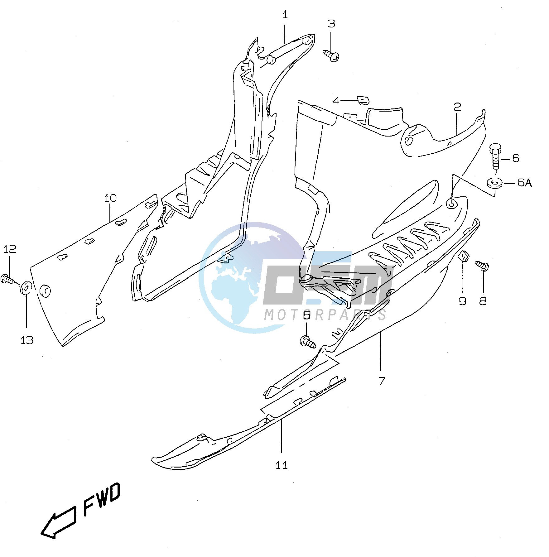 SIDE LEG SHIELD (model Y)