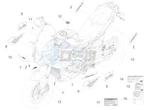 CAPONORD 1200 RALLY E3 ABS (NAFTA) drawing Decal