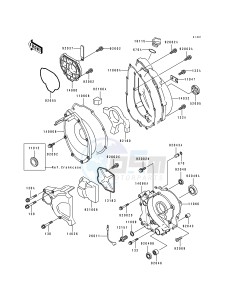 ZX 750 K [NINJA ZX-7R] (K1-K2) [NINJA ZX-7R] drawing ENGINE COVER