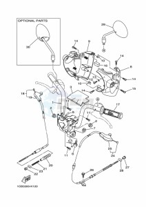 EC-03 drawing STEERING HANDLE & CABLE