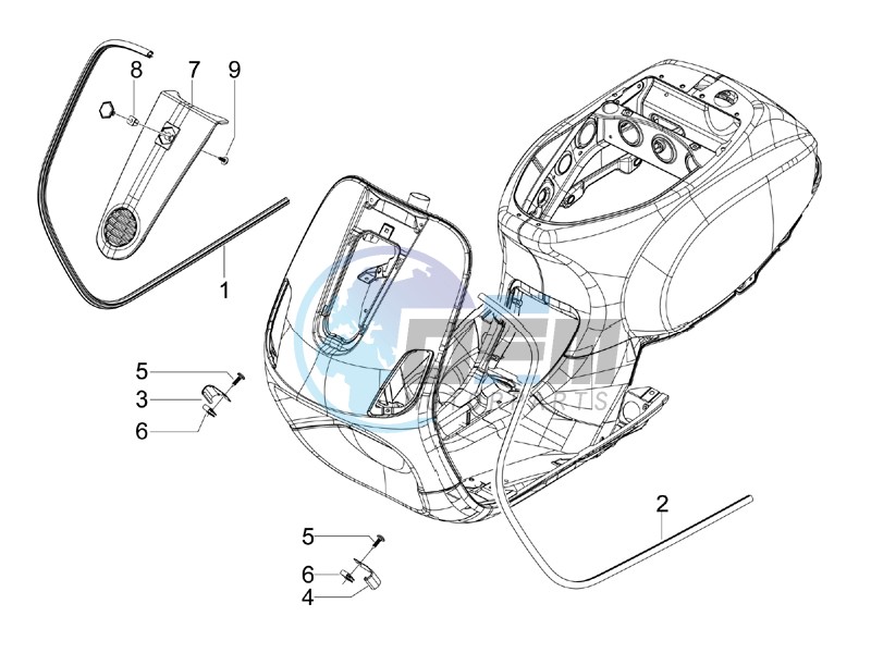 Front shield