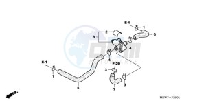 NT700VA F drawing AIR INJECTION VALVE