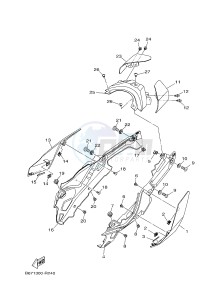 MTN1000 MTN-1000 MT-10 (B671) drawing SIDE COVER