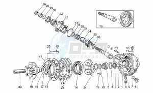 750 X Polizia - PA 2A Serie Polizia/PA 2A Serie drawing Bevel gear