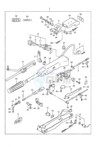 DF 50A drawing Tiller Handle