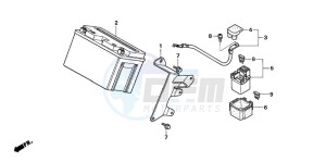 FMX650 FMX650 drawing BATTERY