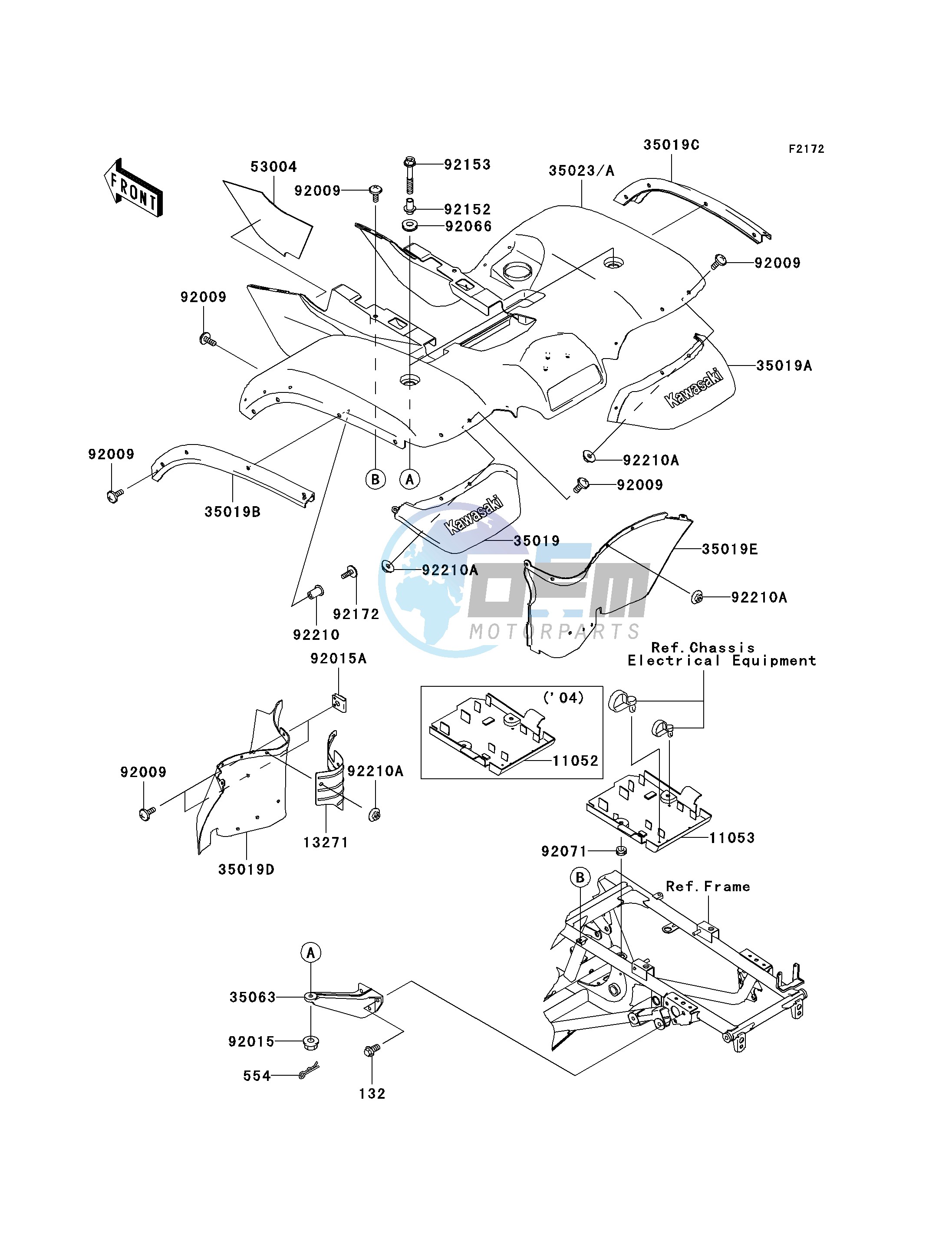 REAR FENDER-- S- -