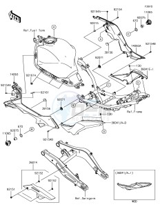 Z650 ER650HJF XX (EU ME A(FRICA) drawing Side Covers/Chain Cover