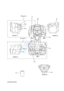 YFM700FWAD YFM70GPXG GRIZZLY 700 EPS (2UD3) drawing EMBLEM & LABEL 1