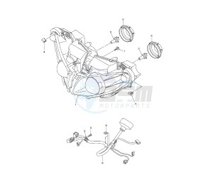 YZF R1 1000 drawing HEADLIGHT