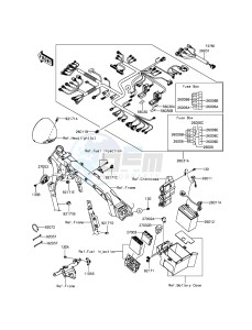 VULCAN 1700 NOMAD ABS VN1700DGF GB XX (EU ME A(FRICA) drawing Chassis Electrical Equipment