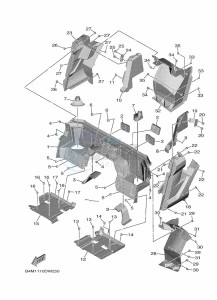 YXE1000EWS YX10ERPSP (B4ML) drawing SIDE COVER 2