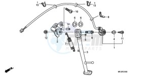 CBR600RA9 Korea - (KO / ABS MK) drawing STAND