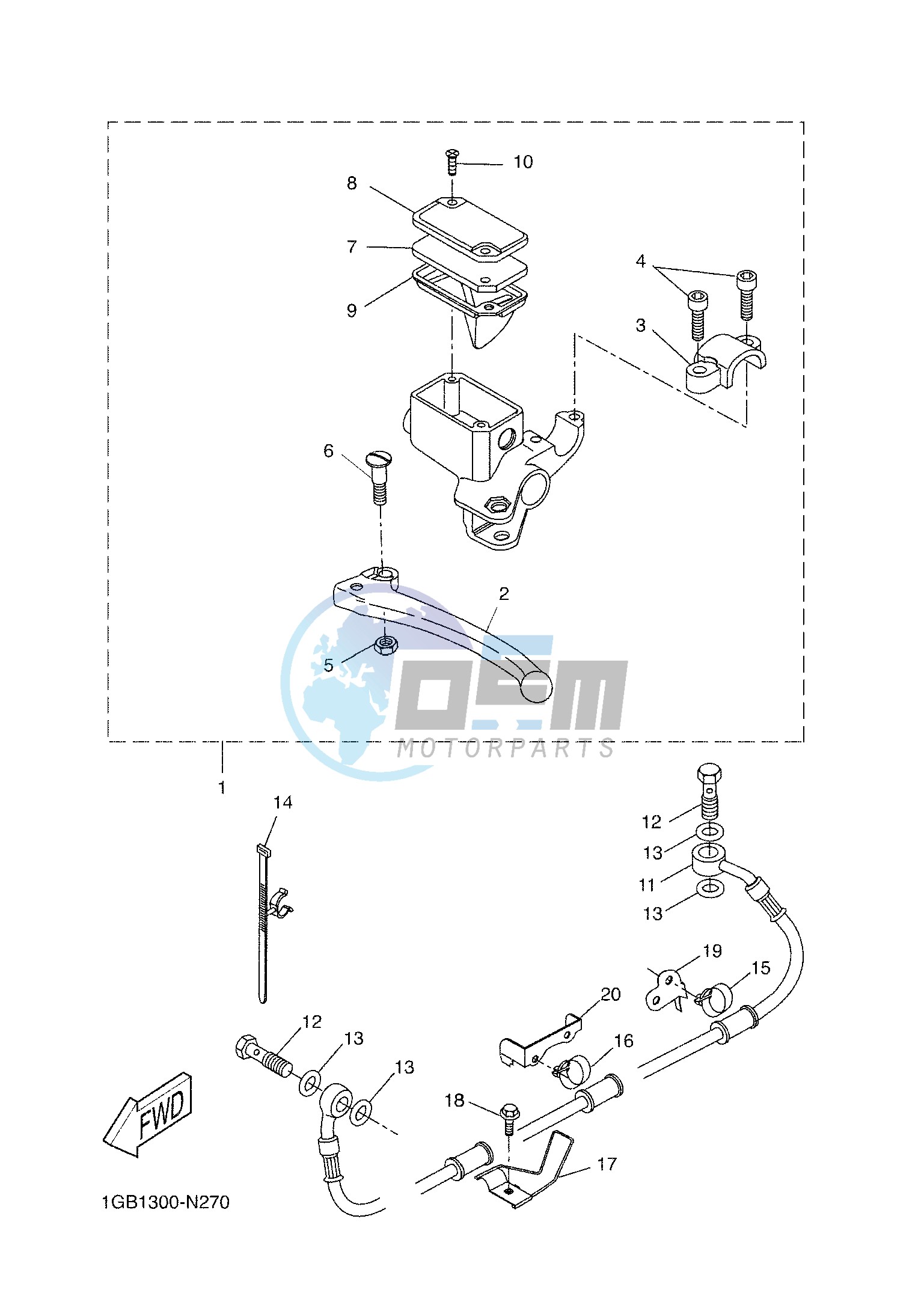 REAR MASTER CYLINDER