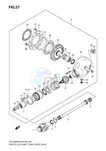 VLR1800 (E3-E28) drawing PROPELLER SHAFT FINAL DRIVE GEAR