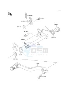 KX 85 A [KX85 MONSTER ENERGY] (A6F - A9FA) A8F drawing GEAR CHANGE MECHANISM