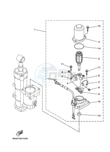 F80BETL drawing POWER-TILT-ASSEMBLY-2