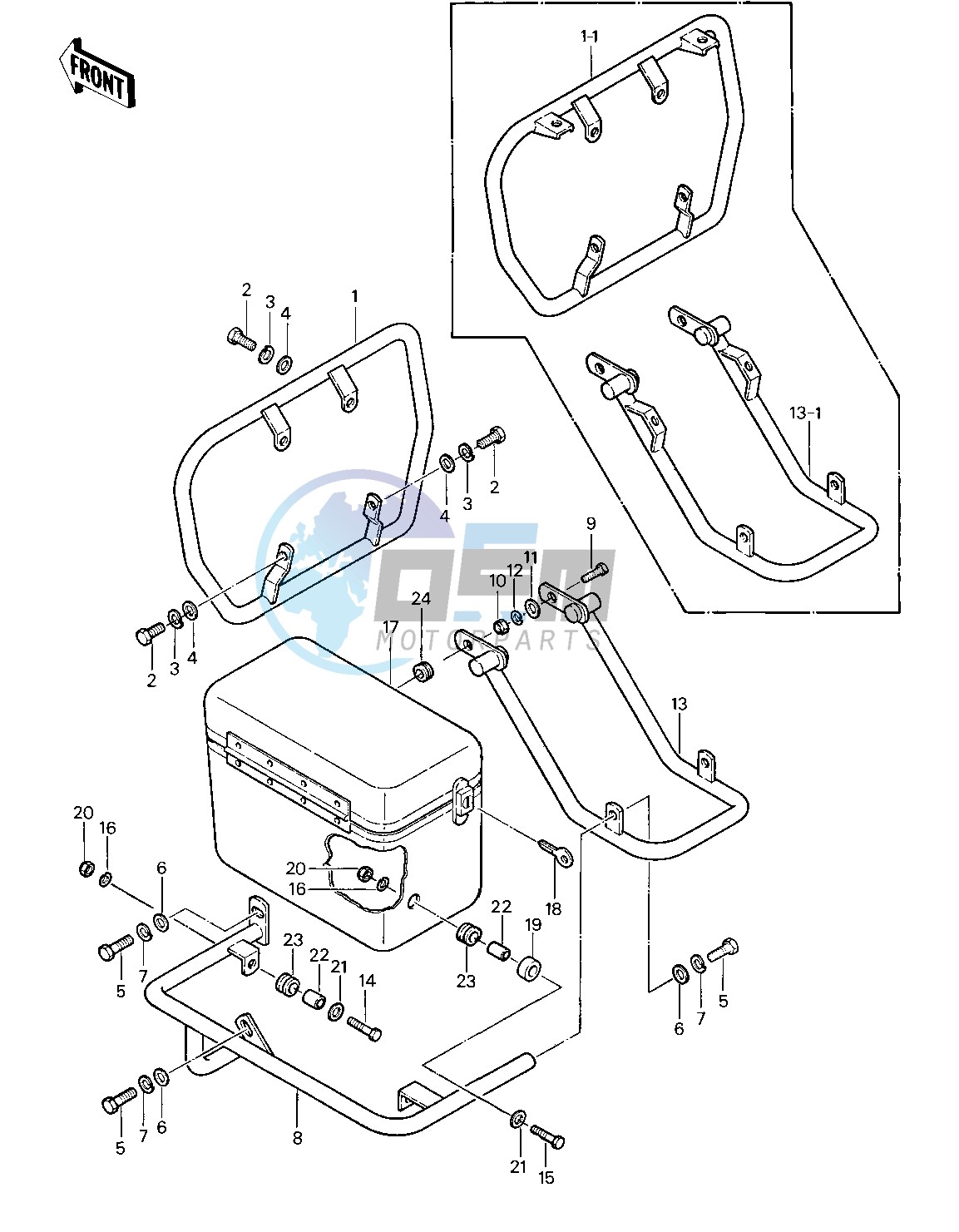 GUARDS_SADDLEBAGS -- 79-81 C2_C3_C4- -