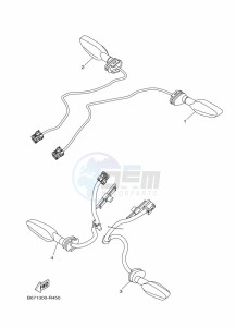 MT-10 MTN1000 (B67S) drawing FLASHER LIGHT