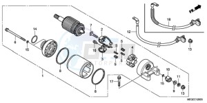 VT750CA9 Australia - (U / MME ST) drawing STARTER MOTOR