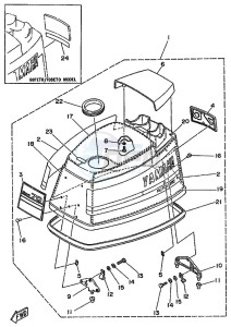 60FEO-60FETO drawing TOP-COWLING