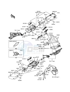 NINJA H2 / NINJA H2 CARBON ZX1000XHF XX (EU ME A(FRICA) drawing Side Covers/Chain Cover