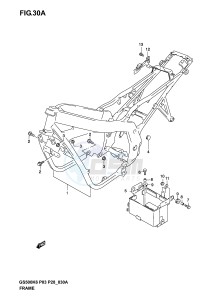 GS500 (P3) drawing FRAME (MODEL K4 K5 K6)