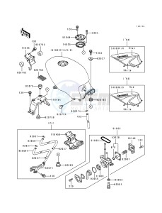 EX 500 A [EX500] (A4-A7) [EX500] drawing FUEL TANK -- EX500-A6- -