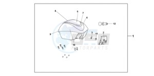 SH150D9 Europe Direct - (ED / KMH) drawing TOPBOX *PB351P*