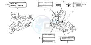 SRX50 drawing CAUTION LABEL