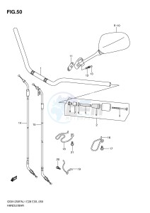 GSX1250FA (E28) drawing HANDLEBAR