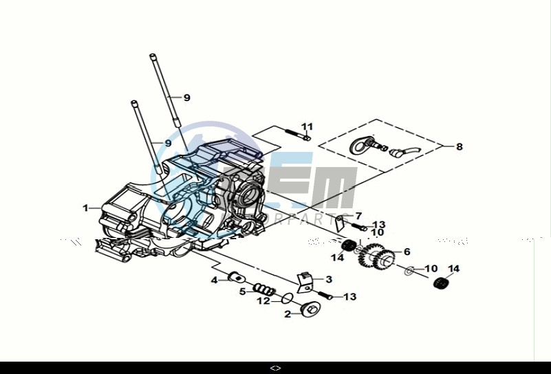 LEFT CRANK CASE