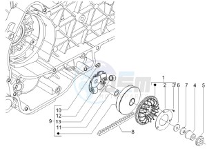 LX 150 4T E3 Vietnam drawing Driving pulley